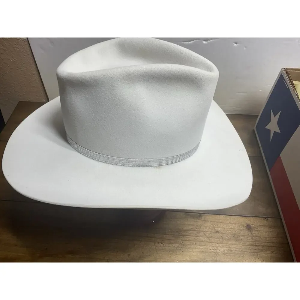 Vintage American Hat Company Felt Cowboy Hat Made in USA Size 6 7/8 Western Box